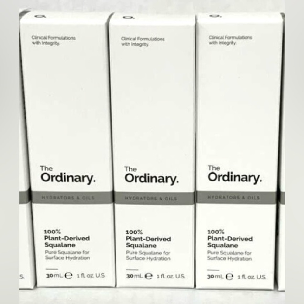 NEW‼️ The Ordinary 3 x 100%
Plant-Derived Squalane SET- 1oz/30ml | each